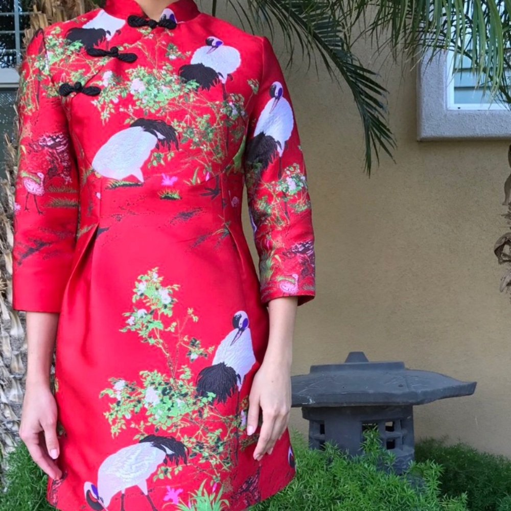 silk chinese dress (make an offer!)